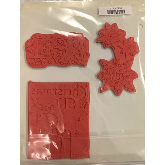 Vintage Tim Holtz Winter Wonder Rubber Stamps Set By Stampers Anon CMS033 - Picture 3 of 3